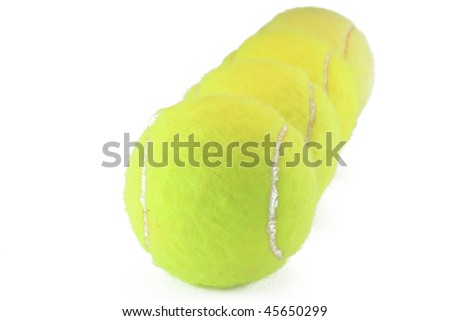line of tennis ball