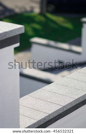 abstract background including marble border and steps