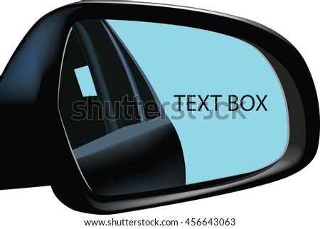 Rearview Mirror advertising Royalty-Free Stock Photo #456643063