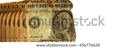Slices of bread with dollars on them banner-Proportionate to Large Mobile Banner 