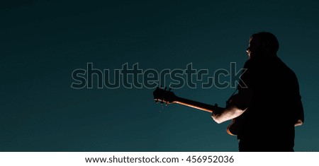 Man with guitar