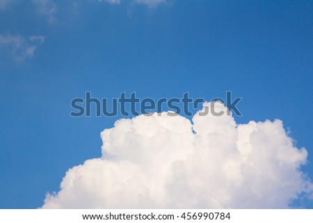 blue sky and cloud 