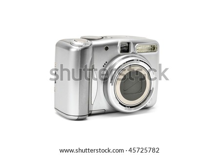 photocamera isolated on a white background