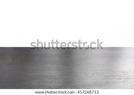 top, side, 45 degrees view black wood table for place your product or object on white background Royalty-Free Stock Photo #457268713