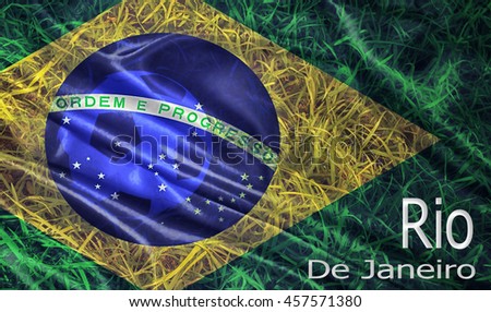 Rio De Janeiro Brazil Flag 