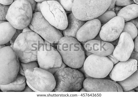 Stone gravel.