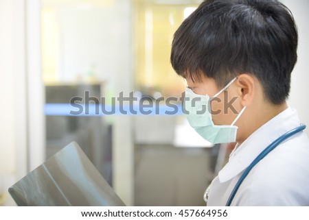 Asia Doctor working concept.