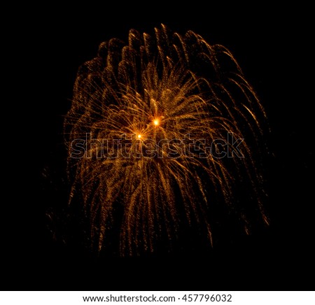 fireworks in dark night