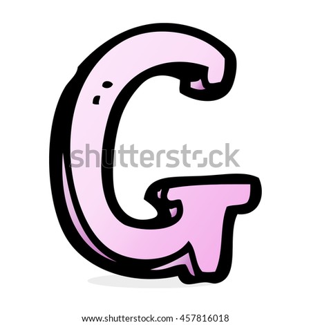cartoon letter G