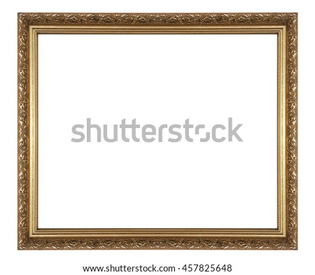 Frame isolated on the white background.
