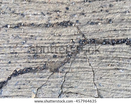 Background textured surface road cement plastered rough broken