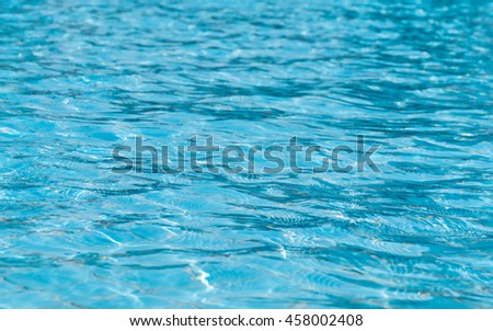 Blurred water background, blue color in water background,