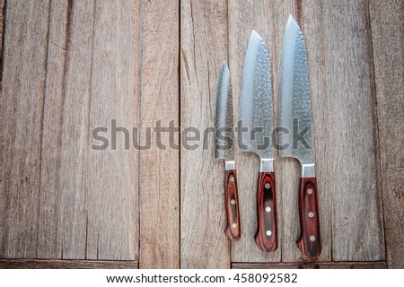 Kitchen knife /Focus selection