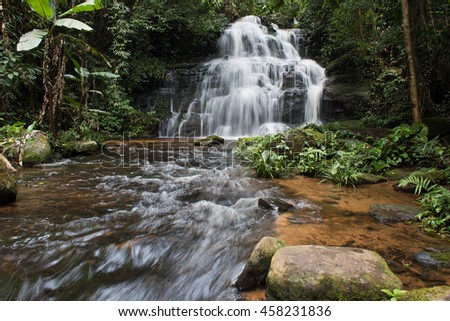 Man Daeng Waterfall, PhuHinRongKla National park, Thailand.