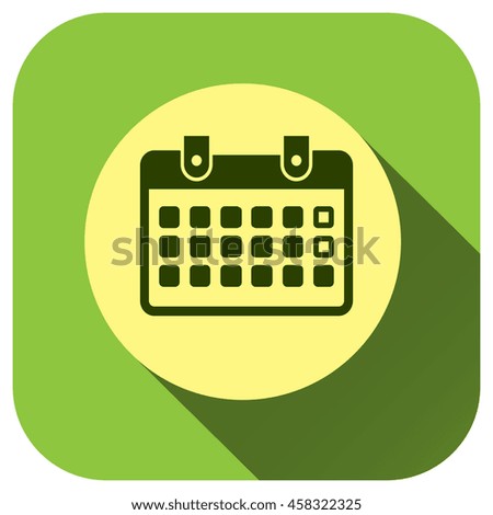 Calendar icon vector logo for your design, symbol, application, website, UI