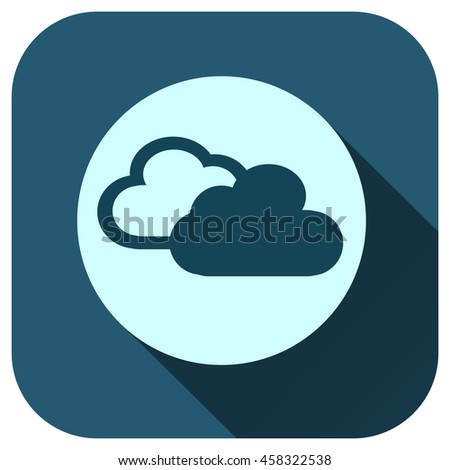 Cloud icon vector logo for your design, symbol, application, website, UI