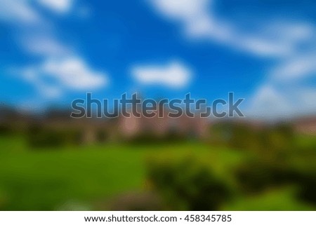 Blurred park, natural background