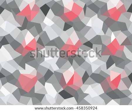 Abstract polygonal triangle background, template. - Stock vector