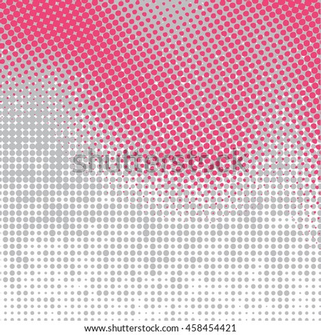 Abstract grunge background with splats and halftone effect.