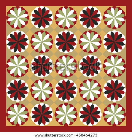 floral pattern, vector background