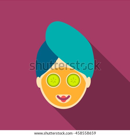 Spa mask icon of vector illustration for web and mobile design