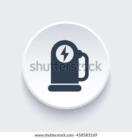 car charging station icon