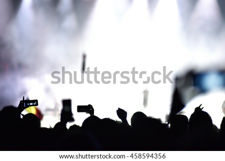 Crowd at a live concert