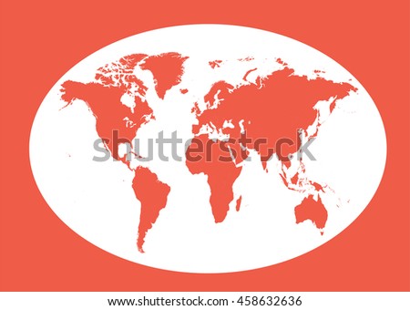 world map planet vector