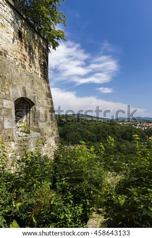 Klodzko Fortress, with the city in the background - Poland