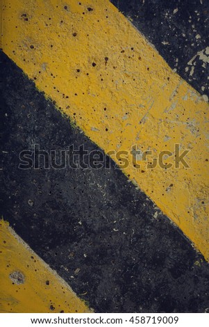 black and yellow traffic sign warning background