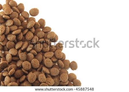 texture of dog or cat food
