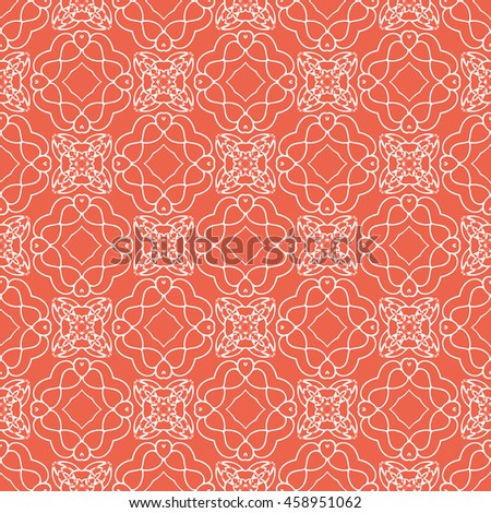 Abstract seamless pattern of red color for wallpapers and background.