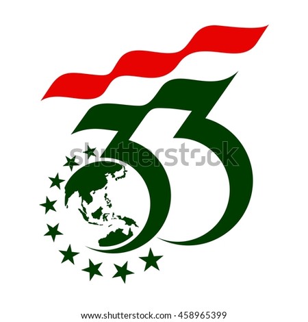thirty three logo vector.