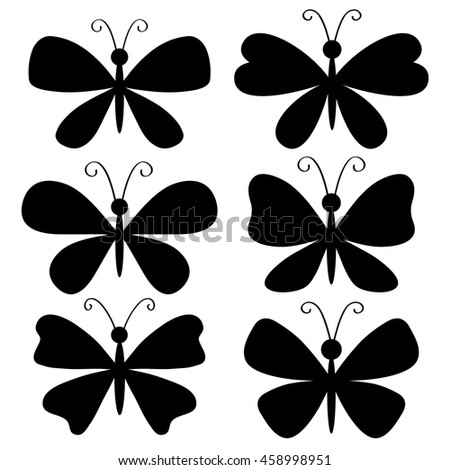 butterflies silhouette