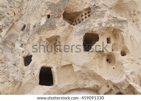 cave Cappadocia in Central Anatolia, Turkey