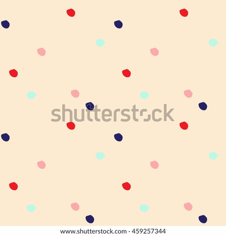 abstract vector background with colorful peas yellow