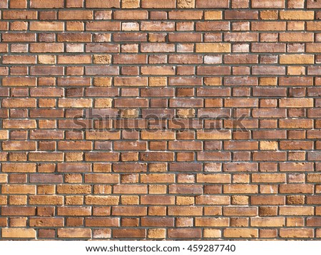 An old stained brick wall