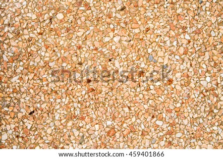 Light Brown color Washed Gravel(Pebble) Floor Texture