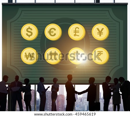 Banking Business Capital Currency Exchange Sign Concept
