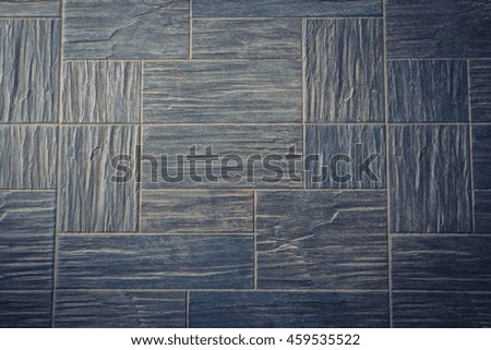 Stone tiles floor for interior,vintage picture style