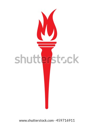 Torch vector icon