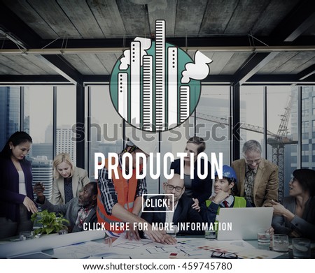 Production Product Produced Branding Result Concept