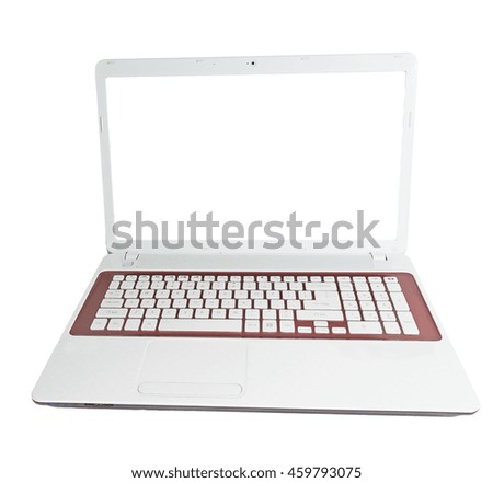 laptop , empty screen