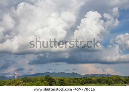 mountain and sky