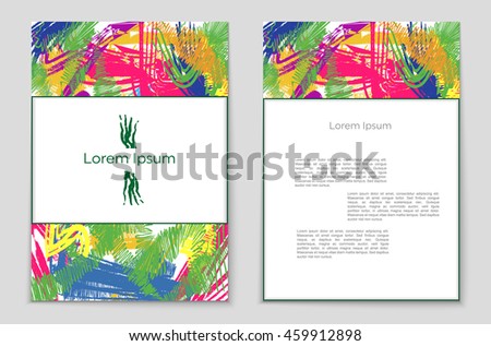 Background of colored splashes. Colorful background for brochure or advertising on the site. Bright pattern for the summer theme on the website