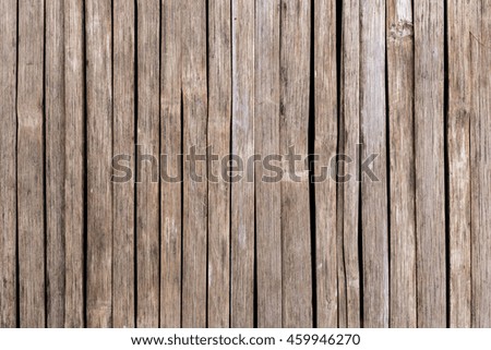 Brown wooden wall for background or texture