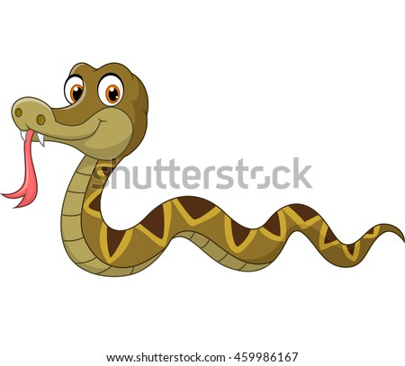 Cartoon snake character