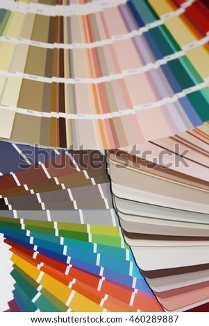 Veer Pantone colors to paint. Many different colors