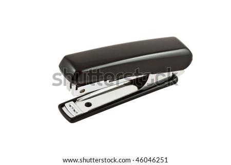 Office stapler isolated on the white background