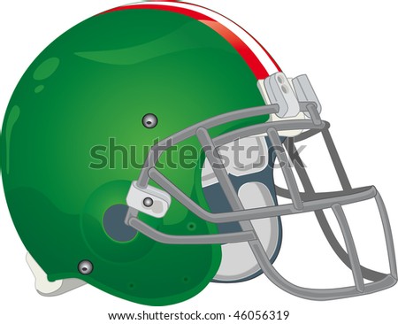 helmet football team green